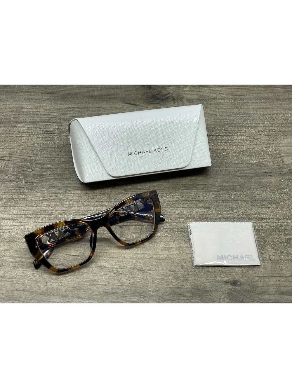 Michael Kors MK 4149U (Puglia) Brown Tortoise Eyeglasses Frames 54-17-145 + Case